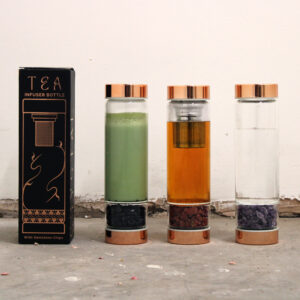 Crystal Glass Tea Infuser Bottles